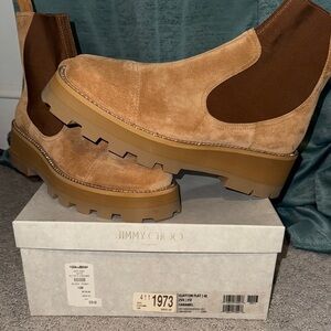 Jimmy Choo Brown Suede Women's Boots